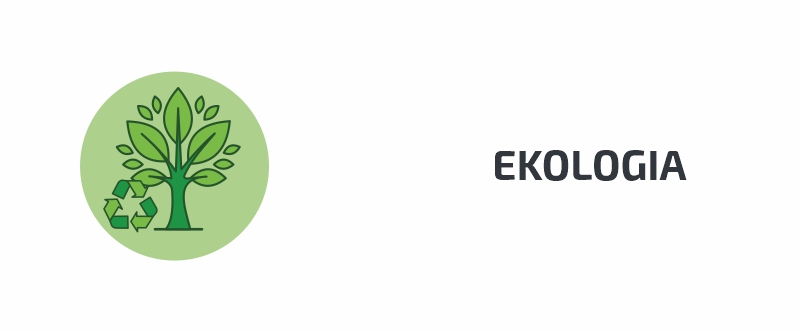 Grafika - ikonka drzewka i napis Ekologia