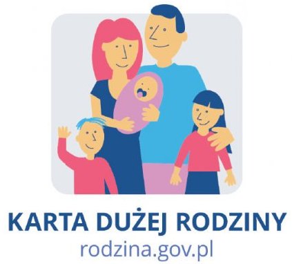 Rysunek przedstawiający dwójkę rodziców i trójkę małych dzieci