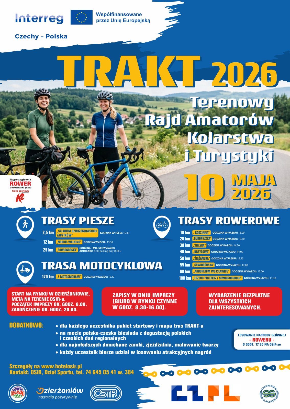 plakat imprezy TRAKT 2026  - informacje jest w treści