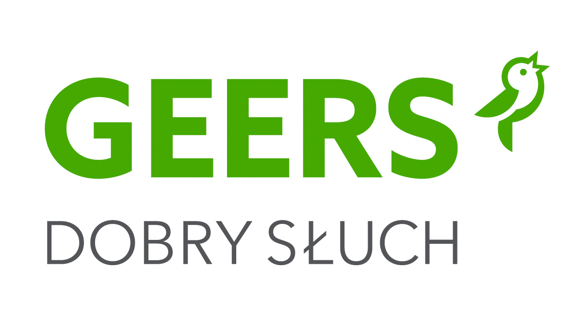 Logo firmy, na białym tle zielony napis