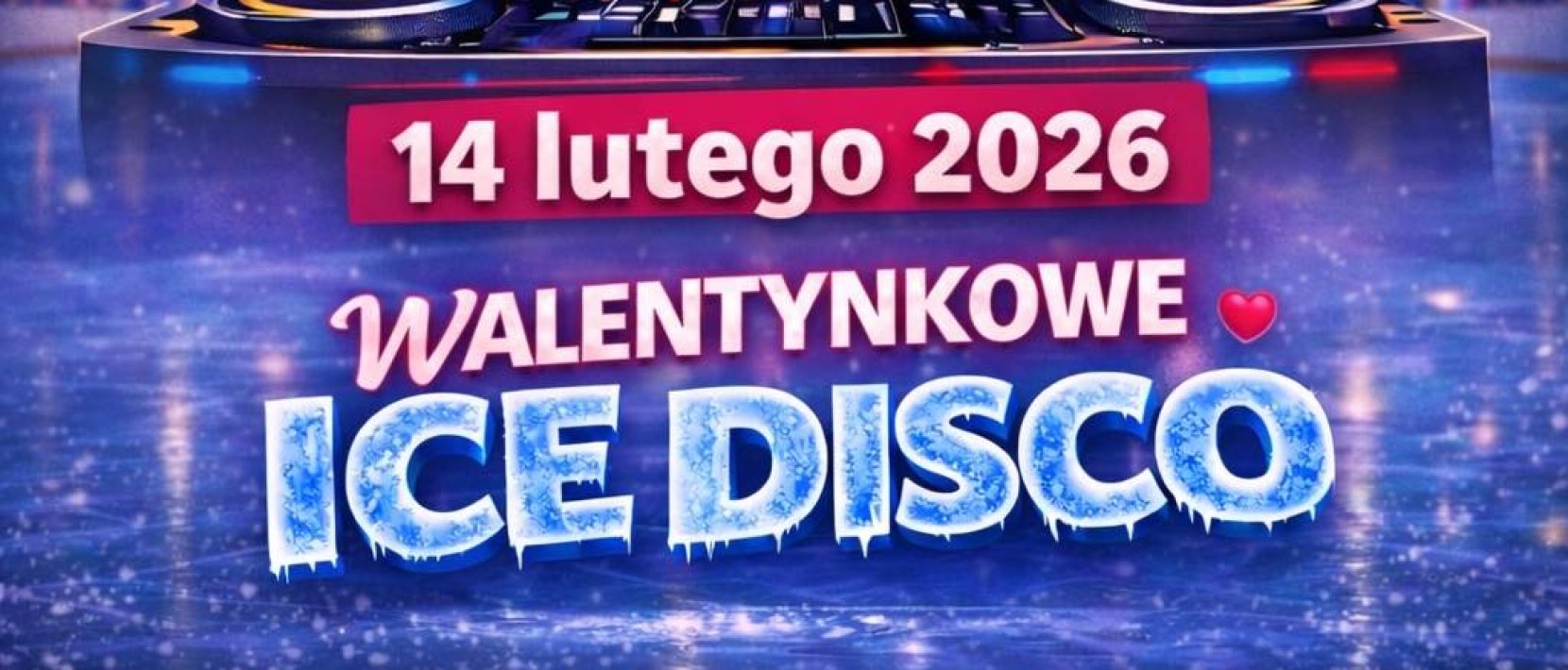 Plakat Ice Disco ze zdjęciem Dj-a Piątka