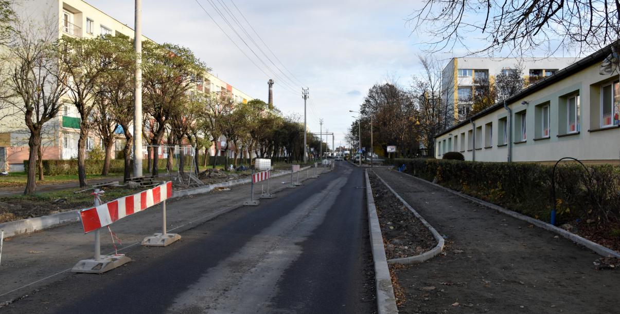 Remontowana ulica Złota 