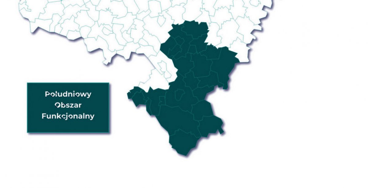 Graficzna forma mapy części dolnego śląska