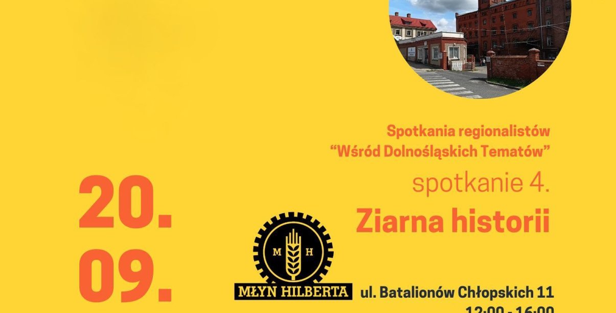 Grafika z napisem „Wśród dolnośląskich tematów”