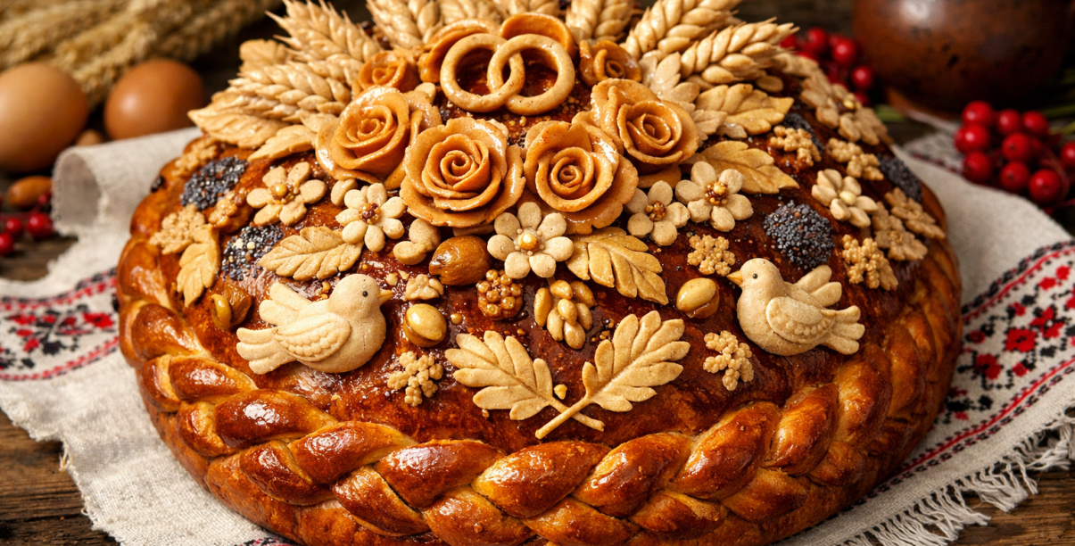 Okrągły bochen chleba