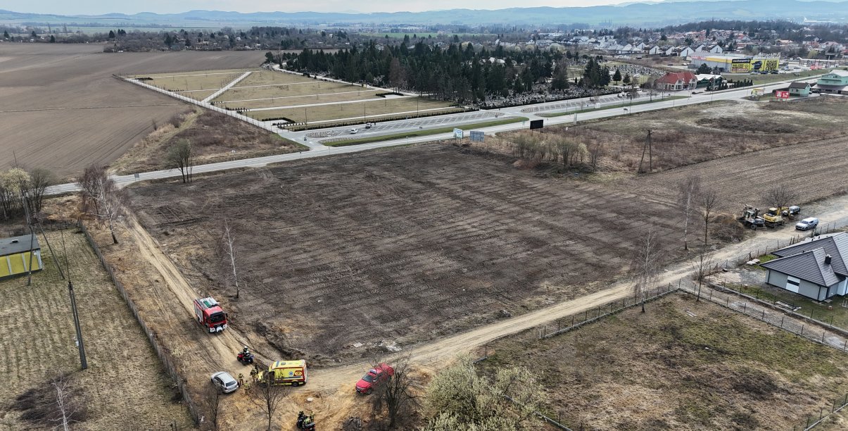 Budowa drogi z lotu ptaka