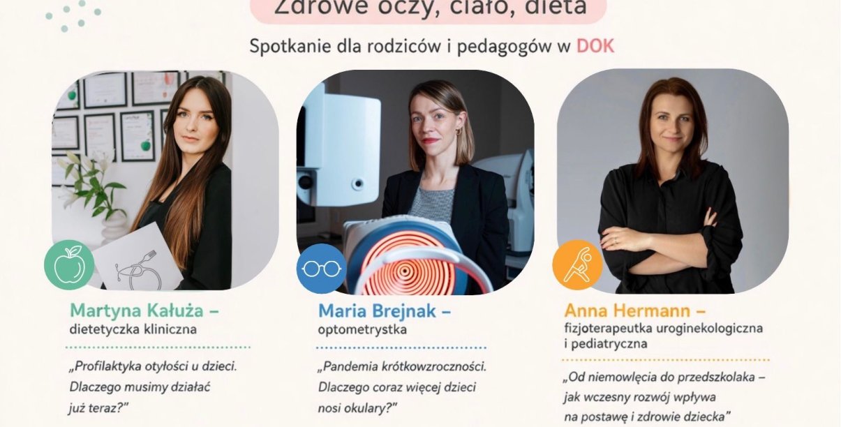 Trzy zdjęcia kobiet, które poprowadzą spotkania