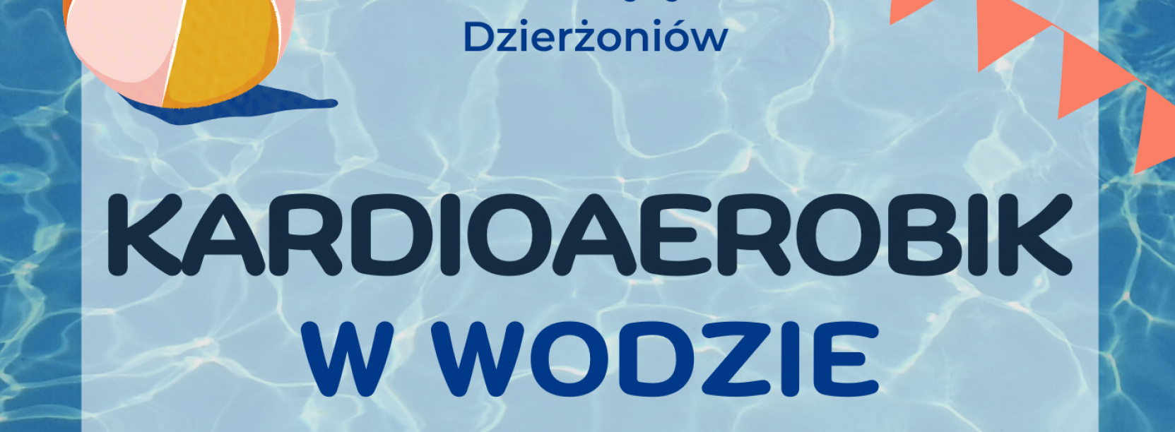 Napis Kardioaerobik w wodzie