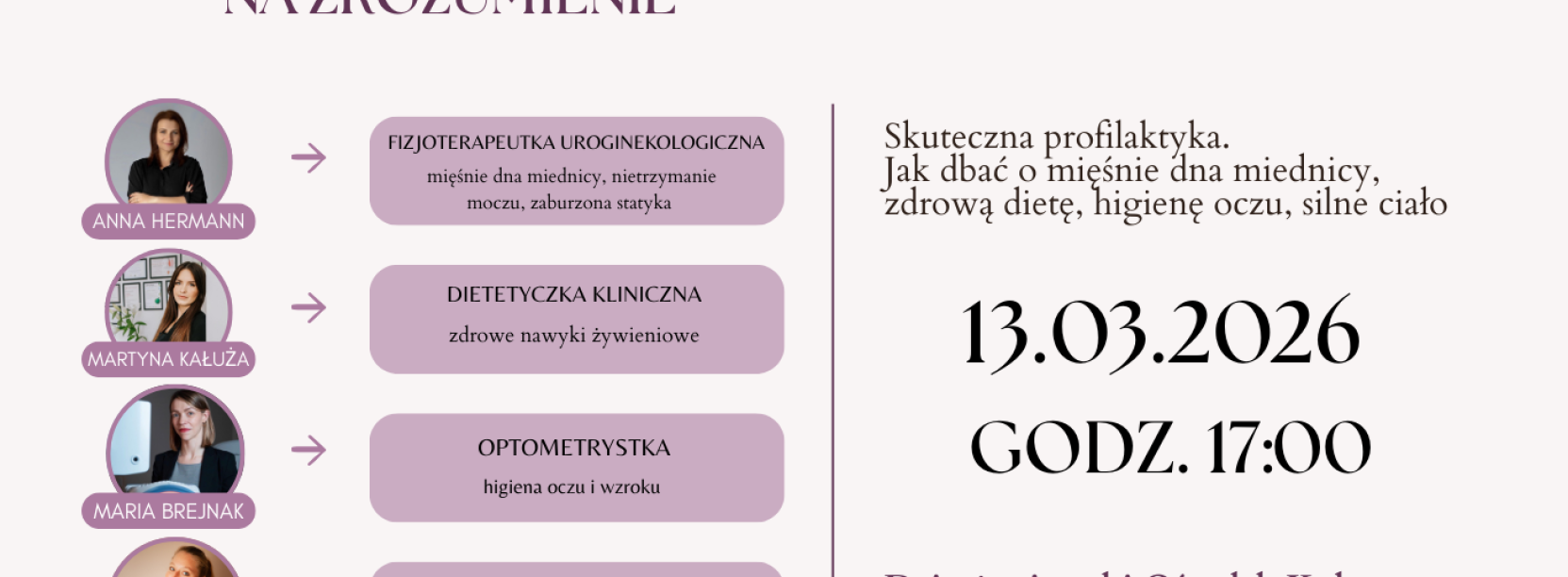 Grafika wydarzenia "Kobiece ciało zasługuje na zrozumienie"