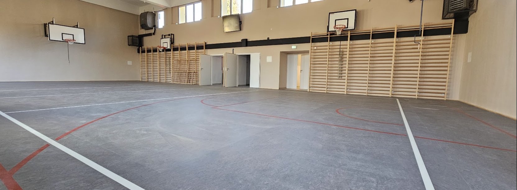 nowo wyremontowana sala gimnastyczna w SP 9