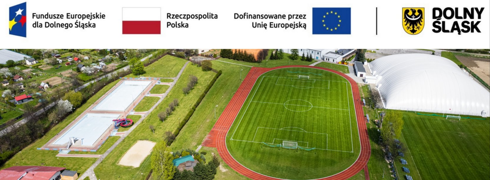 Teren OSiR-u, widok z góry