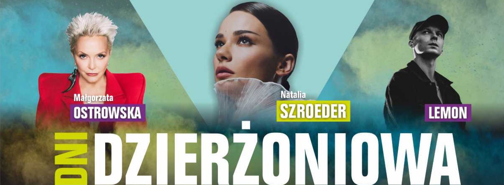 Grafika na Dni Dzierzioniowa 2026. Na niej Małgorzata Ostrowska, Natalia Szroeder i Lemon