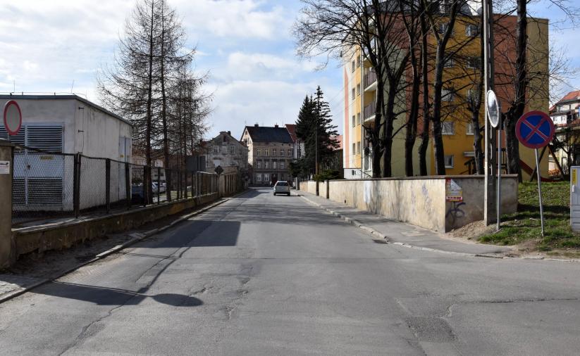 Ulica Cicha, widok na ul. Wojska Polskiego