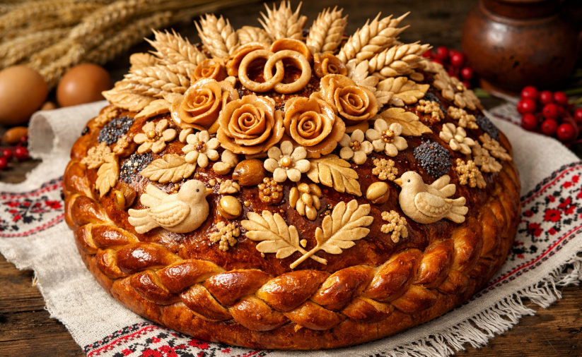 Okrągły bochen chleba