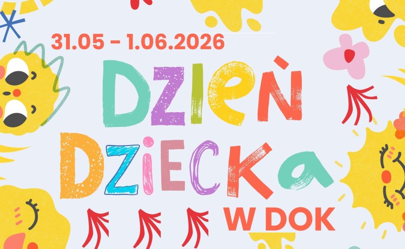 Kolorowy napis Dzień Dziecka