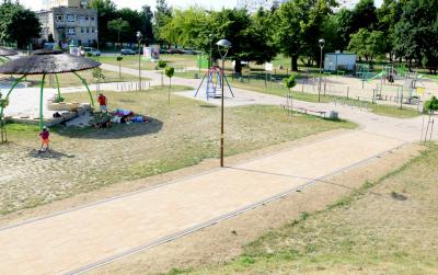 Widok na nowy łącznik z góry