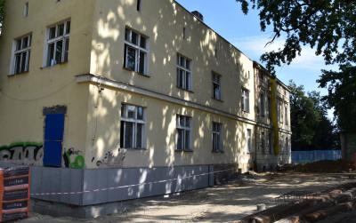 Tył budynku przed remontem