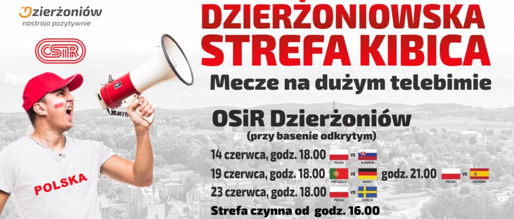 Kibic w koszulce z napisem Polska i terminy gry naszej reprezentacji