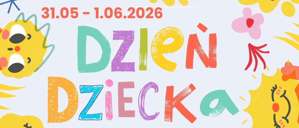 Kolorowy napis Dzień Dziecka
