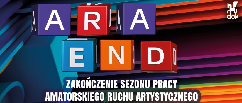 Kolorowy napis Ara End 