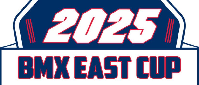 Element ozdobny - napis 2025 BMX East Cup