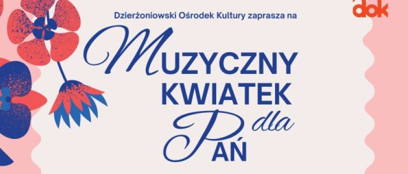 Plakat koncertu na Dzień Kobiet