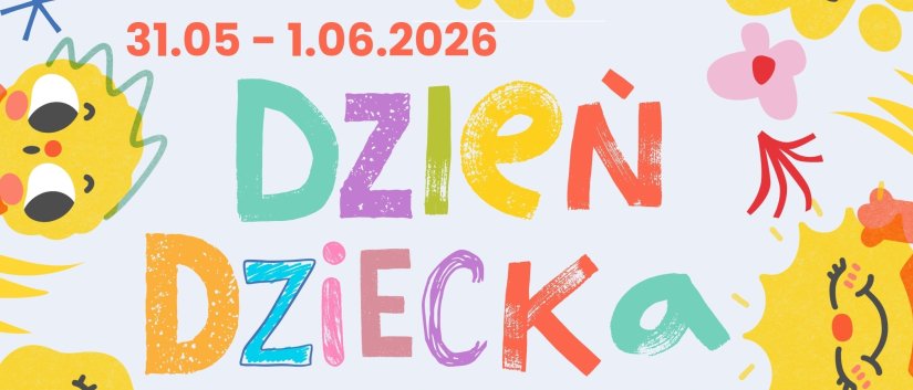 Kolorowy napis Dzień Dziecka